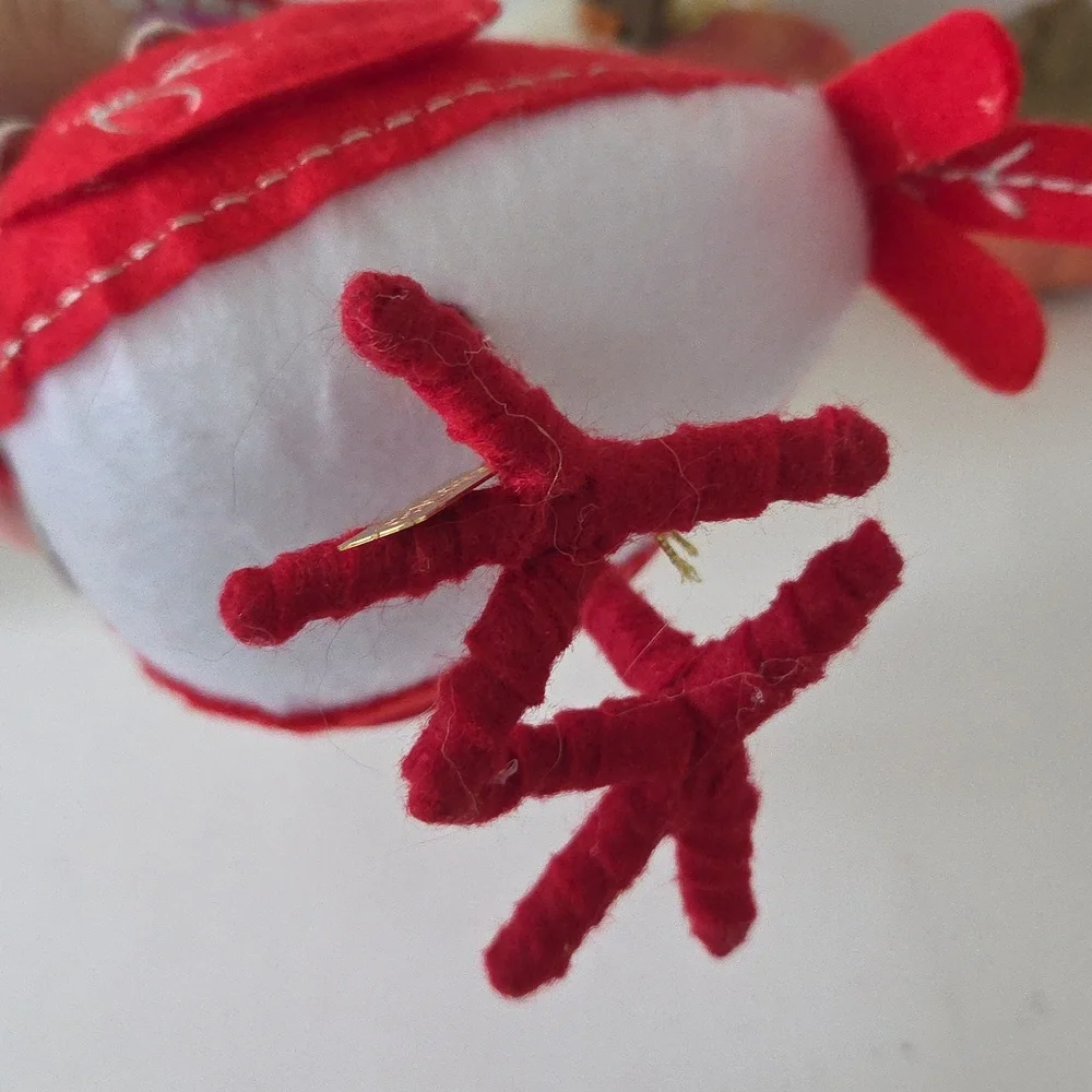 Target Christmas 2024 Capster Featherly Friends Felt Mushroom Head Bird Decor